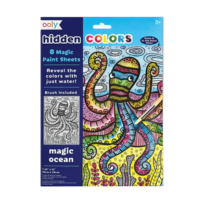 Hidden Colors Magic Paint Sheets (9 pc set)- Magic Ocean - My Little Thieves