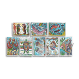 Hidden Colors Magic Paint Sheets (9 pc set)- Magic Ocean - My Little Thieves