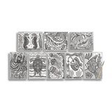 Hidden Colors Magic Paint Sheets (9 pc set)- Magic Ocean - My Little Thieves