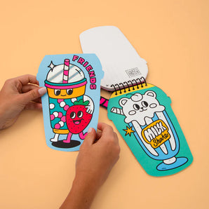 Omy-Sticker By Number Notebook Bubble Tea