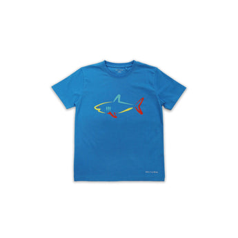Holly And Beau Kids Shark T Shirt | Eco Friendly Uv Protection Swim Top - My Little Thieves