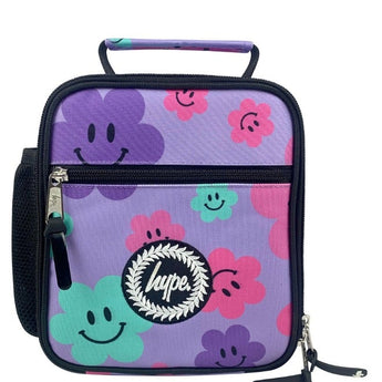 HYPE Insulated Lunch Bag - Purple Happy Flowers