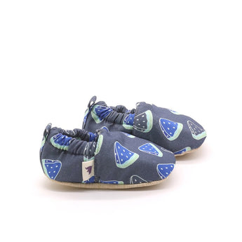 Morgedan Navy Watermelon non-slip baby moccasins