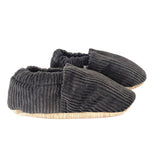 Morgedan Velvet Grey non-slip baby moccasins