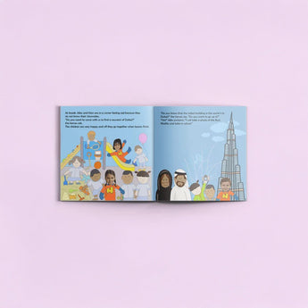 I'm a Hero in Dubai Personalized Story Book - My Little Thieves