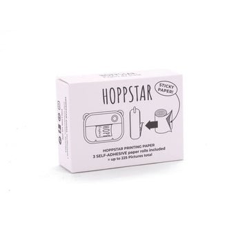 Hoppstar Artist self-adhesive white paper rolls 3-pack - barcode 9180013123994