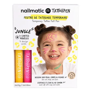 Nailmatic Kids Non-Toxic Washable Tattoo Pen Set