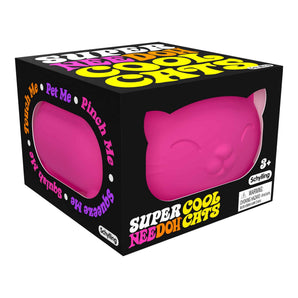 NEEDOH Cool Cat Squishy Fidget Toy Pink