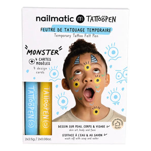 Nailmatic Kids Non-Toxic Washable Tattoo Pen Set