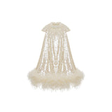 Ivory Sequin Dress - My Little Thieves