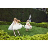 Junona Enchanting Girls Beige Occasion Dress | Kids Fashion - My Little Thieves
