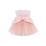 Junona Pink Tulle Dress | Girls Occasion Fashion - My Little Thieves