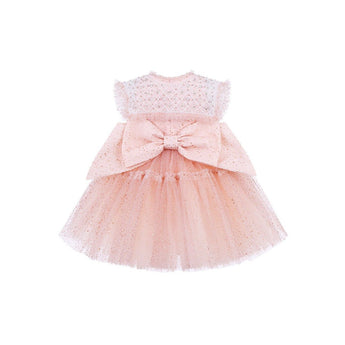 Junona Pink Tulle Dress | Girls Occasion Fashion - My Little Thieves