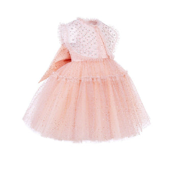 Junona Pink Tulle Dress | Girls Occasion Fashion - My Little Thieves