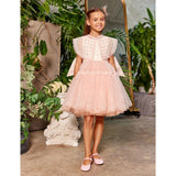 Junona Pink Tulle Dress | Girls Occasion Fashion - My Little Thieves