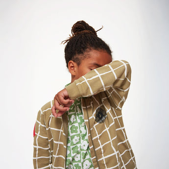 Kelp Grid Zip Jacket - My Little Thieves