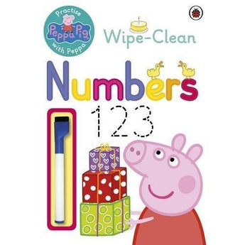 Ladybird Peppa Pig Practise With Peppa Wipe Clean Numbers | Early Learning Book - My Little Thieves