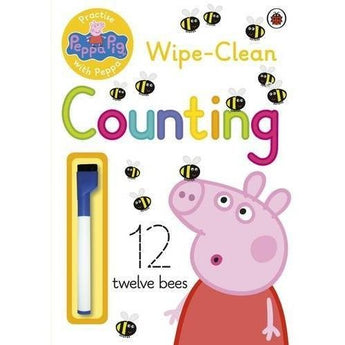 Ladybird Peppa Pig Practise With Peppa Wipe Clean Numbers | Early Learning Book - My Little Thieves