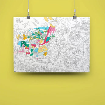 Large Poster Collection – Surf, Skate, Paris, New York, Dinos & More for Kids - My Little Thieves