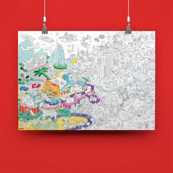Large Poster Collection – Surf, Skate, Paris, New York, Dinos & More for Kids - My Little Thieves