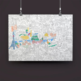 Large Poster Collection – Surf, Skate, Paris, New York, Dinos & More for Kids - My Little Thieves