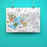 Large Poster Collection – Surf, Skate, Paris, New York, Dinos & More for Kids - My Little Thieves