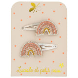 Luciole Et Petit Pois Chic Handmade Rainbow Hair Clips Vibrant & Eco Friendly | Hair Accessories - My Little Thieves