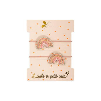 Luciole Et Petit Pois Mini Elastic Hair Ties Whimsical & Elegant | Hair Accessories - My Little Thieves