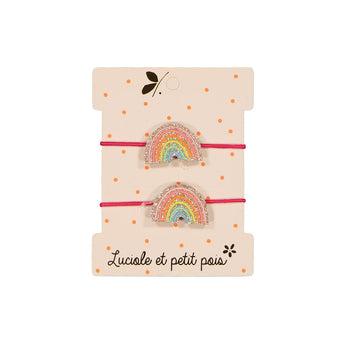Luciole Et Petit Pois Mini Elastic Hair Ties Whimsical & Elegant | Hair Accessories - My Little Thieves