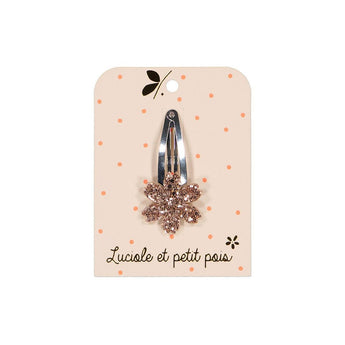 Luciole Et Petit Pois Mini Flower Hair Clip Sparkle & Elegance | Hair Accessories - My Little Thieves