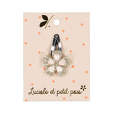 Luciole Et Petit Pois Mini Flower Hair Clip Sparkle & Elegance | Hair Accessories - My Little Thieves
