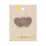 Luciole Et Petit Pois Mini Hearts Hair Clip Sparkle & Style | Hair Accessories - My Little Thieves