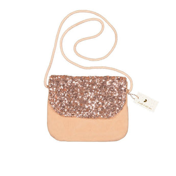 Luciole Et Petit Pois Velvet & Sequin Girl's Handbag Glamorous & Functional Design | Fashion Bags - My Little Thieves