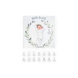 Lulujo Baby's First Year Milestone Blanket & Cards Set | Premium Muslin Gift - My Little Thieves