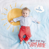 Lulujo Baby's First Year Milestone Blanket & Cards Set | Premium Muslin Gift - My Little Thieves