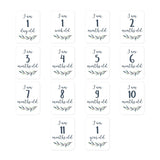 Lulujo Baby's First Year Milestone Blanket & Cards Set | Premium Muslin Gift - My Little Thieves