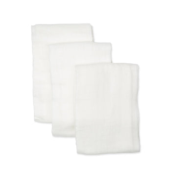 Lulujo Bamboo Muslin Swaddle Blankets 3 Pack | Silky Soft 70% Bamboo Viscose - My Little Thieves