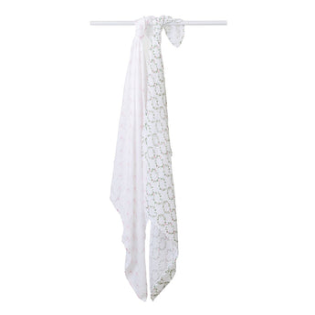 Lulujo Cotton Muslin Swaddles 2 Pack | Ultra Soft Breathable Baby Blankets - My Little Thieves