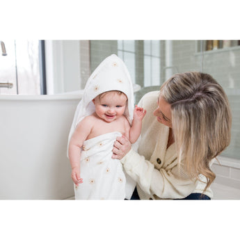 Lulujo Cozy Hooded Baby Towel Soft, Stylish & Versatile | Bath Towel - My Little Thieves