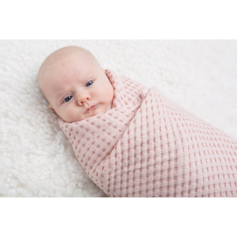 Lulujo Cozy Waffle Blanket For Babies | 100% Cotton Soft Comfort - My Little Thieves