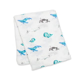 Lulujo Luxurious Bamboo Swaddle Blanket | 70% Bamboo 30% Cotton Extra Large - My Little Thieves