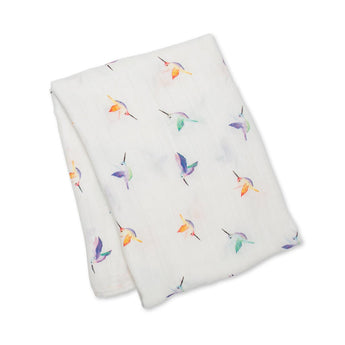 Lulujo Luxurious Bamboo Swaddle Blanket | 70% Bamboo 30% Cotton Extra Large - My Little Thieves
