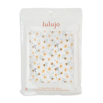 Lulujo Luxurious Muslin Crib Sheet | Soft 100% Cotton Baby Bedding - My Little Thieves