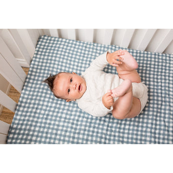 Lulujo Luxurious Muslin Crib Sheet | Soft 100% Cotton Baby Bedding - My Little Thieves