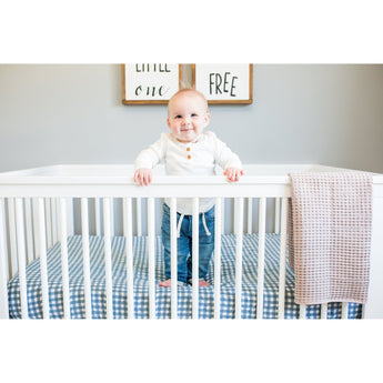 Lulujo Luxurious Muslin Crib Sheet | Soft 100% Cotton Baby Bedding - My Little Thieves