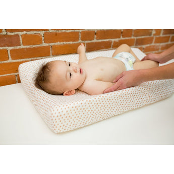 Lulujo Muslin Change Pad Cover | 100% Cotton Breathable Nursery Essential - My Little Thieves