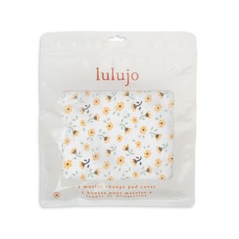 Lulujo Muslin Change Pad Cover | 100% Cotton Breathable Nursery Essential - My Little Thieves