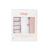 Lulujo Muslin Cloths 100% Cotton 3 Pack 70x70cm | Soft Baby Essentials - My Little Thieves