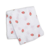 Lulujo Muslin Swaddle Blanket 100x100cm | Soft Breathable Baby Essential - My Little Thieves
