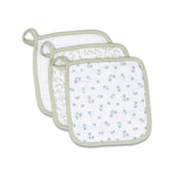 Lulujo Soft & Absorbent Wash Cloths 3 Pack | Fruit & Nature Designs - My Little Thieves
